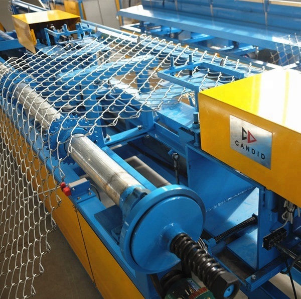 Máquina de tecelagem automática de cerca de elo de corrente de fio único